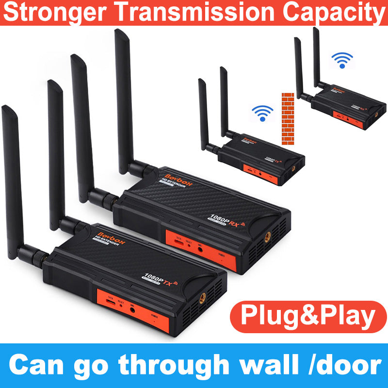 Buy Wholesale China 200m Wireless Hdmi Extender Video Transmitter Receiver  1-4 Splitter Screen Share For Ps4 Game Dvd Camera Pc To Tv Whit Ir Remote & Wireless  Hdmi Extender at USD 99