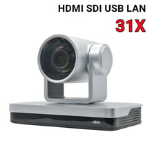 Load image into Gallery viewer, 4K PTZ Camera USB HDMI SDI LAN ,Support NDI POE Dante
