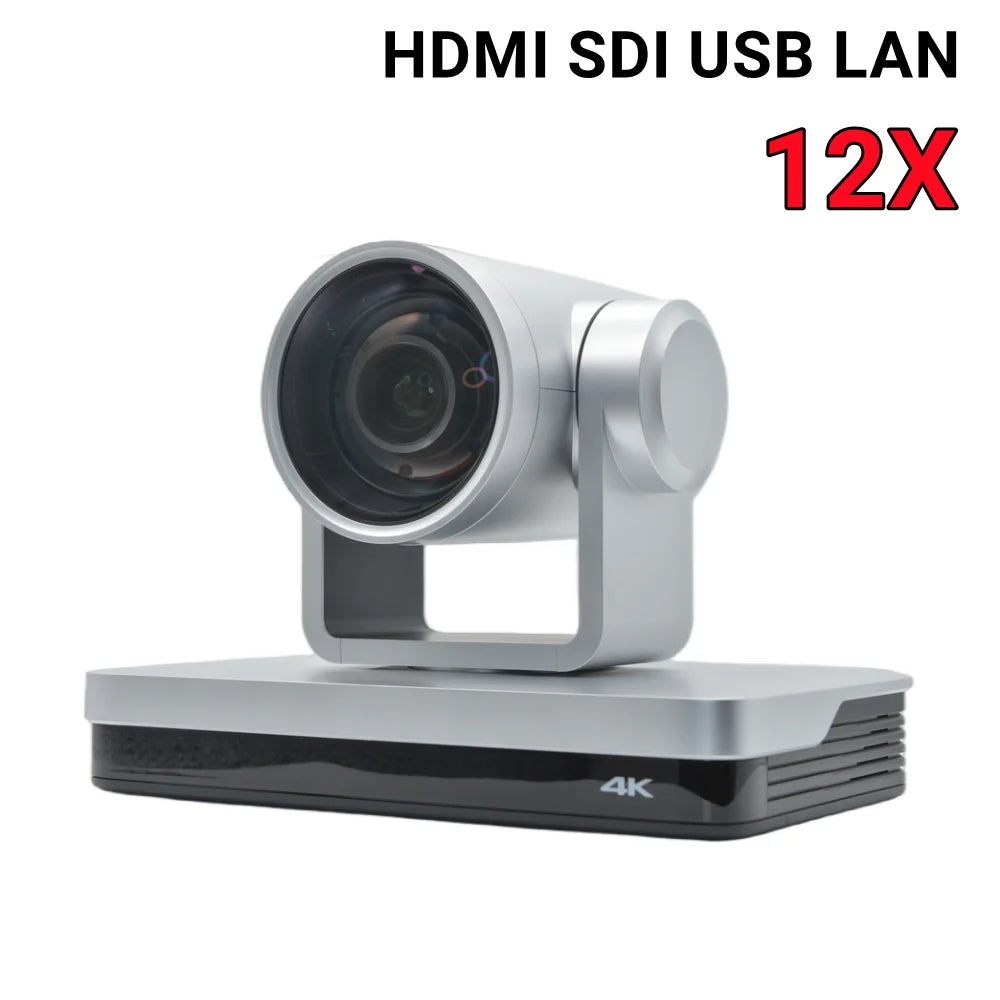 4K PTZ Camera USB HDMI SDI LAN ,Support NDI POE Dante