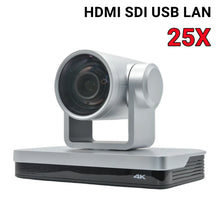 Load image into Gallery viewer, 4K PTZ Camera USB HDMI SDI LAN ,Support NDI POE Dante
