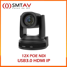 Load image into Gallery viewer, SMTAV NDI PTZ Camera 12x Zoom NDI Live Streaming Camera with USB3.0  HDMI and IP Outputs
